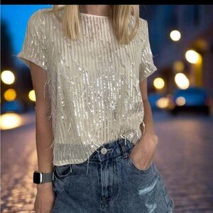 Dynamic Duo- champagne NWOT